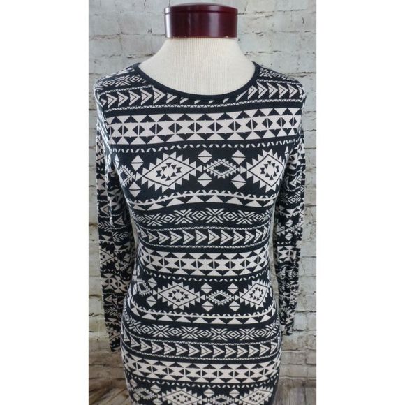 Derek Heart Dress Size Medium Junior Girls  Black Tan - Picture 2 of 5